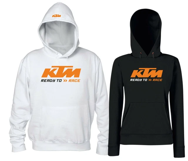 KTM Felpa Cappuccio Personalizzata Moto Race Motociclista Tributo Motocross