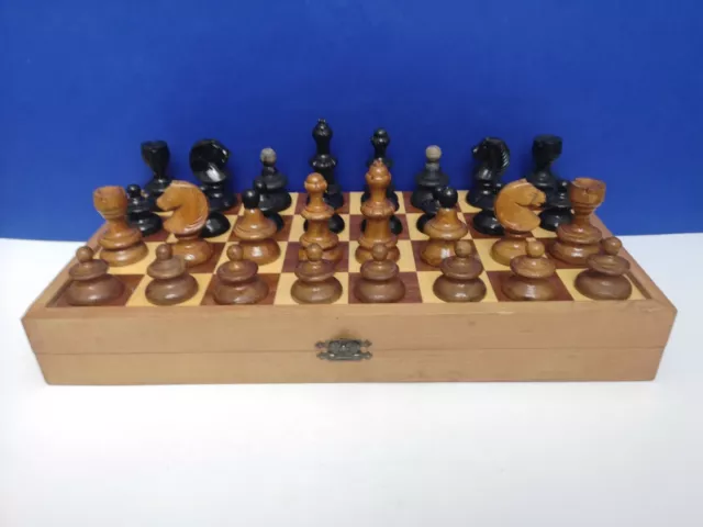 Alt Schachspiel Österreich Kaffeehaus Austrian Coffee House Chess Set