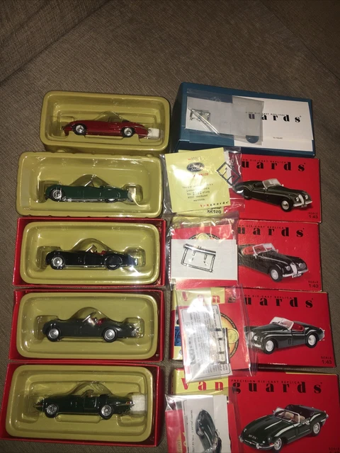 Vanguards Corgi 1.43 Job Lot Jaguar E Type Xk120 All Mint Complete