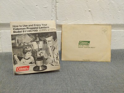 とみなされ Coleman Lantern 5114C700 Vintage Original Box 2 Mantle ...