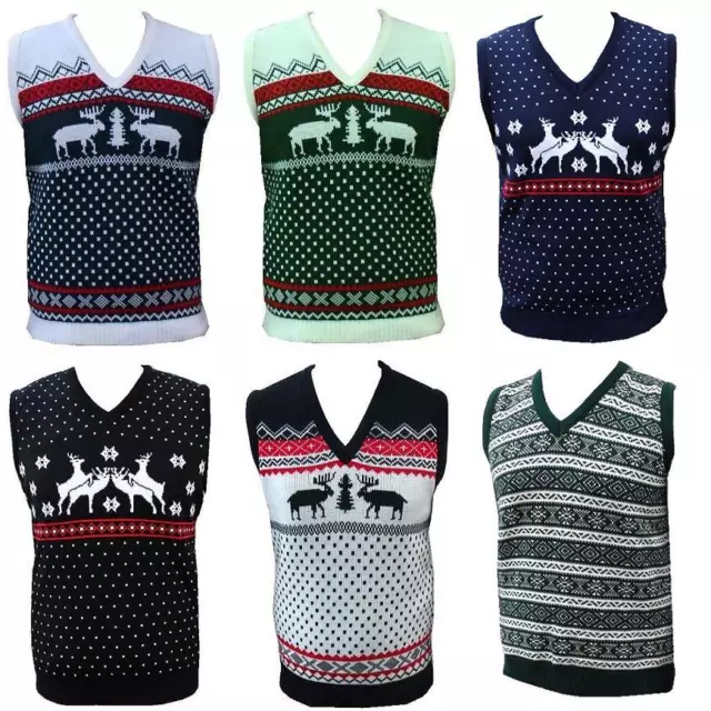 Jumper Sweater Sleeveless Vest Tank-Top Christmas Rude Funny Tanktop Christmas