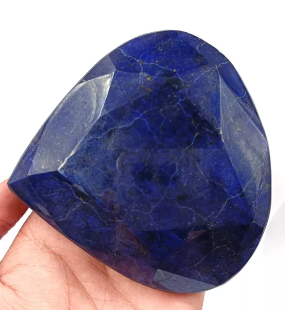 Great Offer Pear Shape 3075 Ct Certified African Blue Sapphire Huge Gemstone YSP