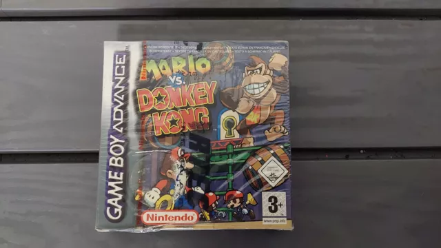 Mario Vs Donkey Kong Gba Nintendo Game Boy Advance NEUF sous blister