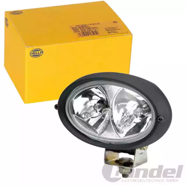 Hella Halogen Arbeitsscheinwerfer 24V 70W Weitreichende Ausleuchtung | 1Ga 996