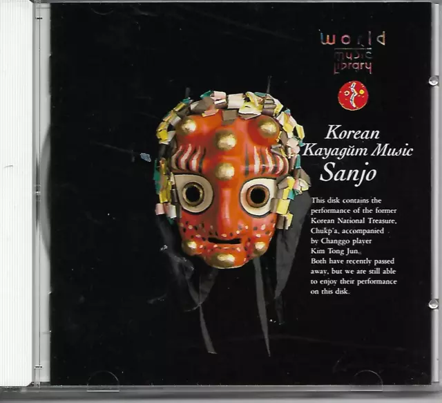 CD CHUKP'A Sanjo - Korean Kayagum Music JAPAN KING World Music Library COREE
