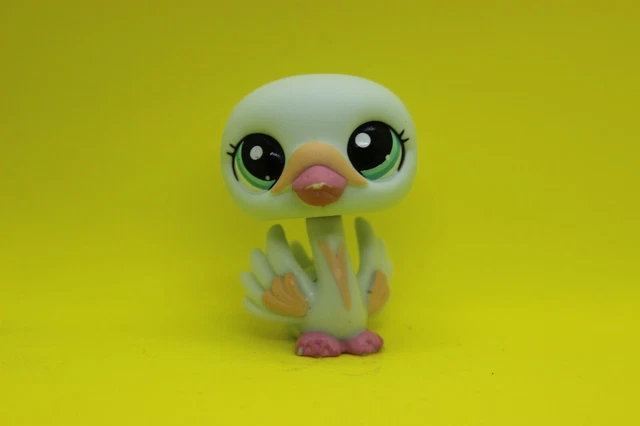 Figurine LITTLEST PETSHOP : Cygne Violet #1400 - Occasion - Pour Collection Ou Jeu