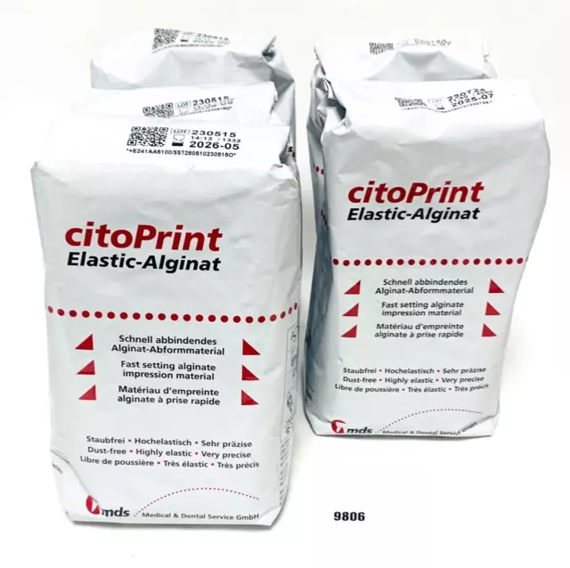 5 X mds Citoprint Élastique Alginat Â 500g Abformmaterial Abdruckmaterial