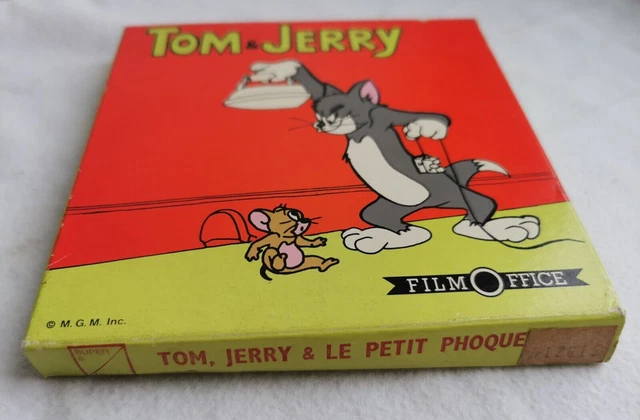 Lot De 3 Films Super 8 - Tom Et Jerry - Couleur Et Sonore - Bobines 13 Cm