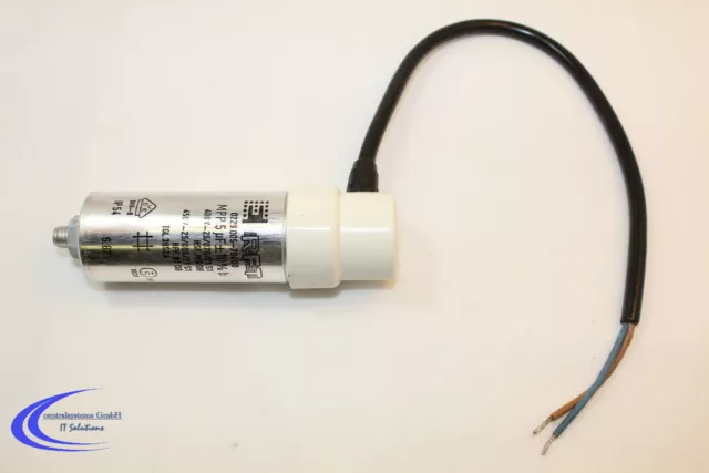5 µF uF - Motorkondensator Anlaufkondensator- RFT MKP - 450V 400 mit Kabel