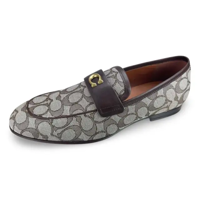 New Coach Men's Shoes CEO Signature Jacquard Loafer