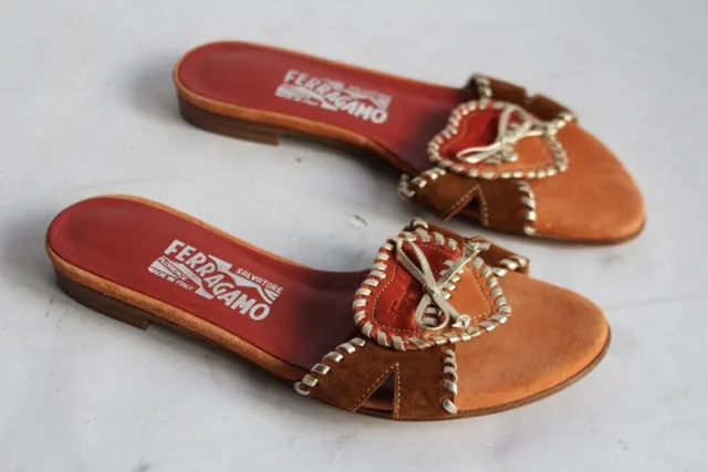 Sandales Salvatore Ferragamo cuir Chaussures femme (40816)
