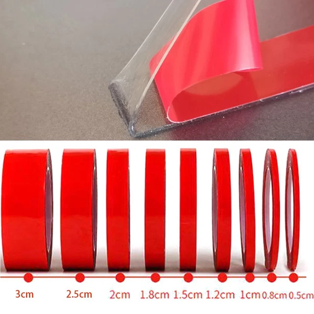 Cintas adhesivas de acrílico de doble lateral resistentes al calor para decoración del hogar