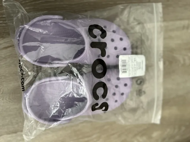 Crocs Kids Clog Purple Size UK 13