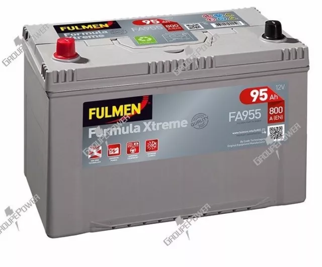 Batterie Fulmen AGM Start And Stop FK950 12V 95ah 850A L5D
