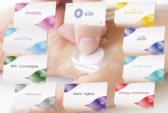Paquete de muestra de parches LifeWave 1 parche único de cada producto. Stock del Reino Unido