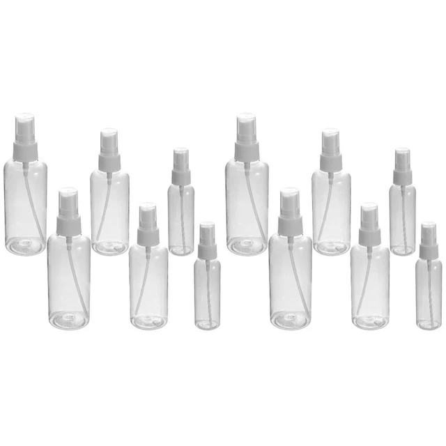 12 piezas botella de subembalaje botella de spray dispensadora de niebla fina
