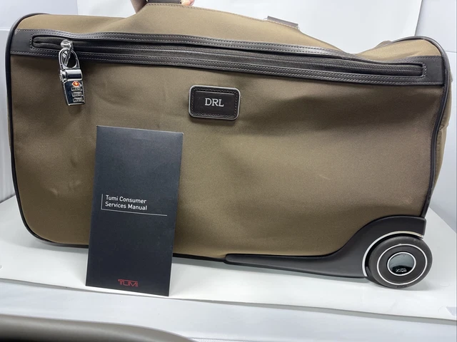 ONE OF A KIND Medium Brown Tumi Arrive 24” Rolling Duffel Bag Suitcase 2 Wheel