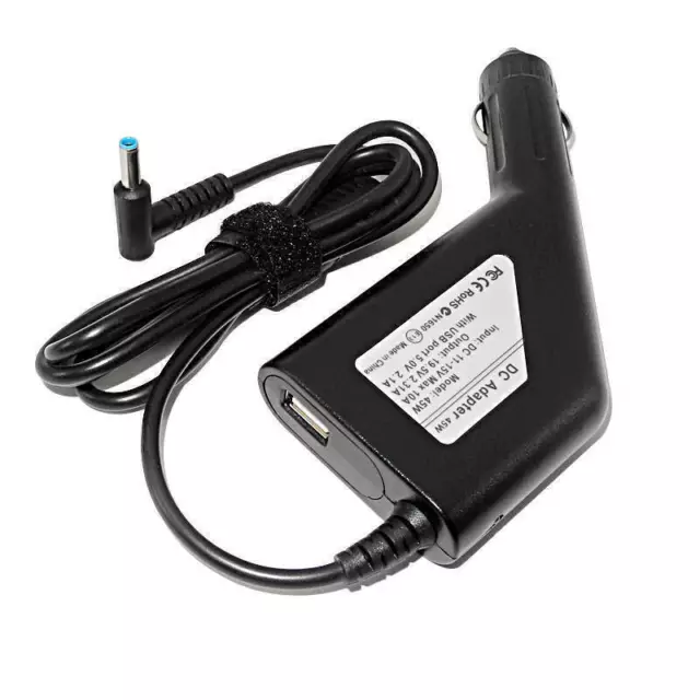 45W 19.5V KFZ Ladegerät Notebook Auto Ladekabel Adapter Für HP EliteBook Laptop