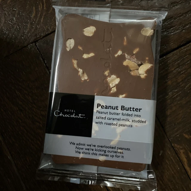 HOTEL CHOCOLAT PEANUT Butter Hot Chocolate Brownie Mix+Chocolate Slab