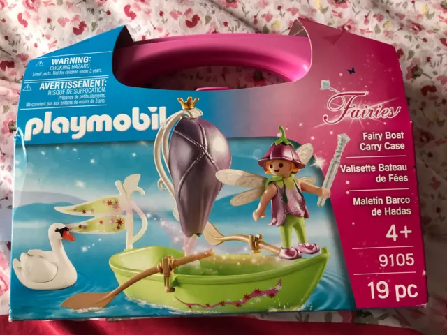 PLAYMOBIL 9105 FAIRY Boat Carry Case. Age 3 9.50 PicClick UK