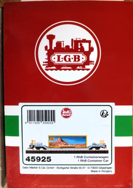 LGB 45925 RHB Containerwagen