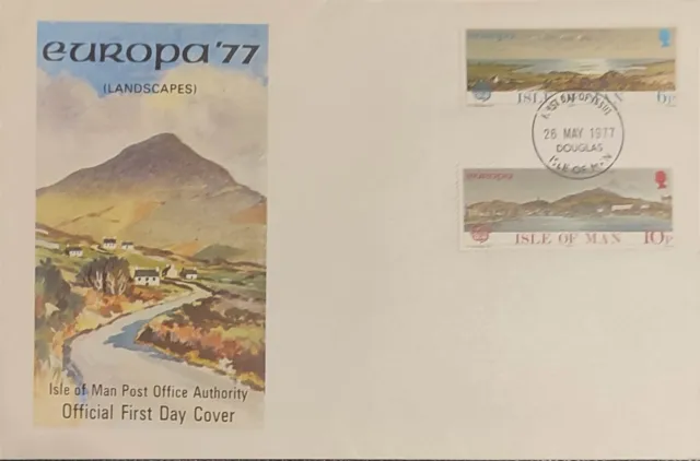 Europa CEPT 1977 FDC GB-Insel Man (a)