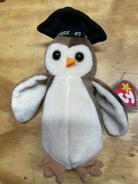 bennie baby Wise With Error Tag perfect condition 1998