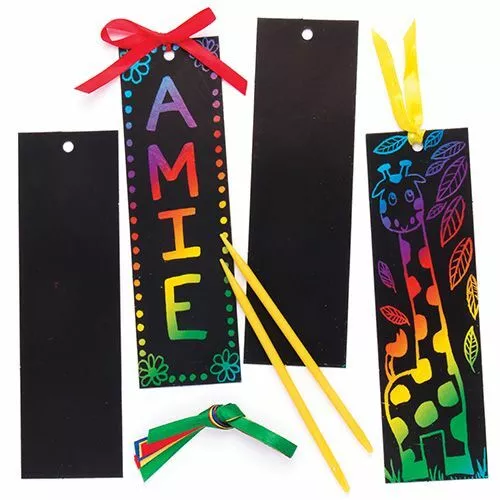 Scratch Art For Kids Rainbow Scratch Art Bookmark Kit Activity Childrens Crafts