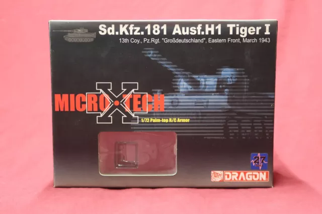 Dragon Micro X Tech 1:72 Palm-Top R/C Rüstung Tiger I Panzer Funk gesteuert 27MHz