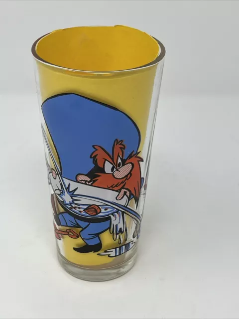 1976 Looney Tunes Pepsi YOSEMITE SAM and SPEEDY GONZALES Character Glass
