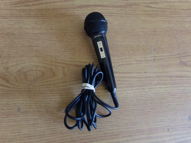 VINTAGE AIWA DM-14 Dynamic Microphone 50k Ohm Bullet Mic With
