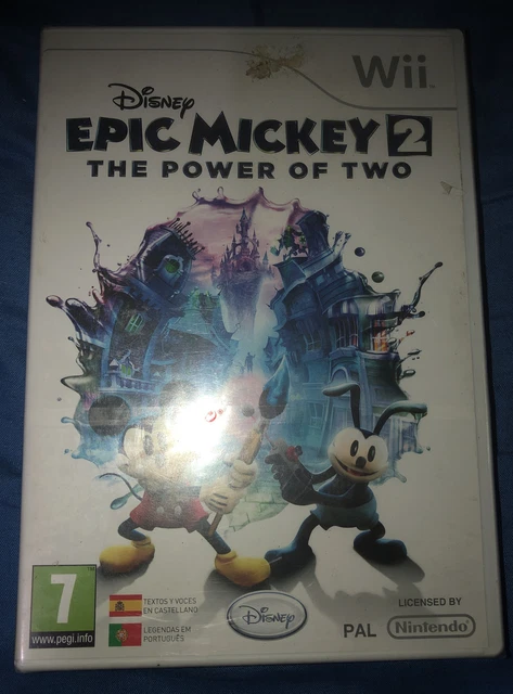 Jeu Wii U Epic Mickey 2 Le Retour Des Héros - Version Française Complète Avec Notice, TBE