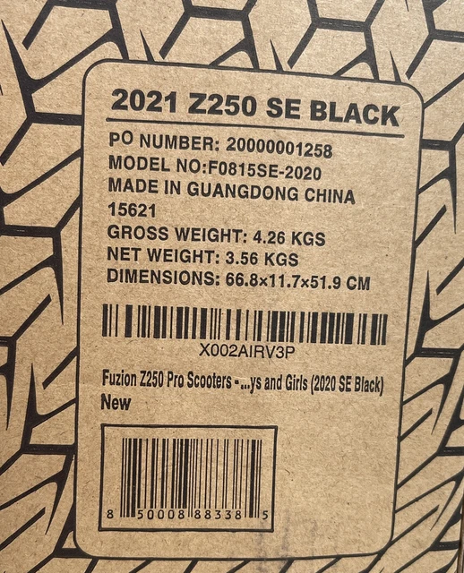 Fuzion Z250 SE Pro Scooters - Trick Scooter -  Black - Brand New