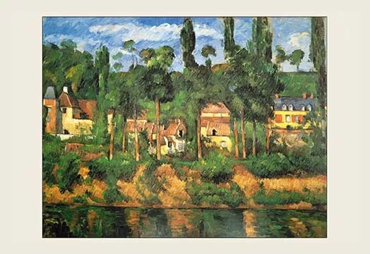 Le Chateau de Medan by Paul Cezanne - Art Print