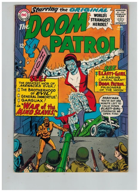 The Doom Patrol 97 vs the Brotherhood of Evil & Gen. Immortus!  1965 F/VF