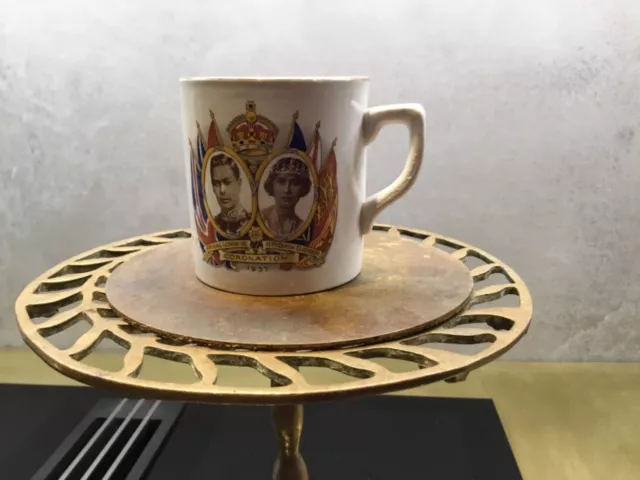 King George VI and Queen Elizabeth coronation mug 1937