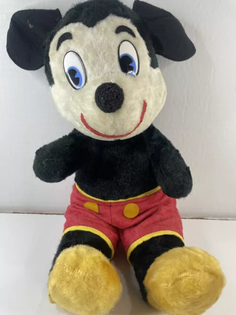 Mickey Mouse Plush Doll Walt Disney Characters California Vintage Stuffed Toy