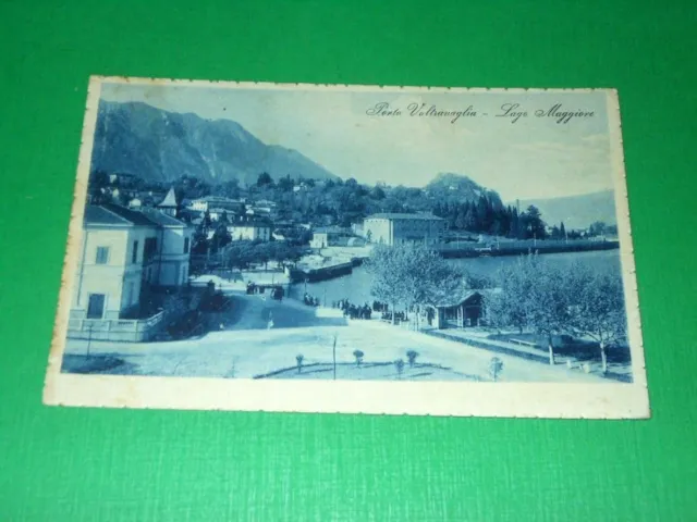 Cartolina Porto Valtravaglia - Lago Maggiore 1926.