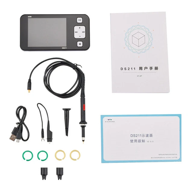 Multimeter 211b DS211 PORTABLE HANDHELD Digital Storage Oscilloscope Multimeter 1MSa/s ...