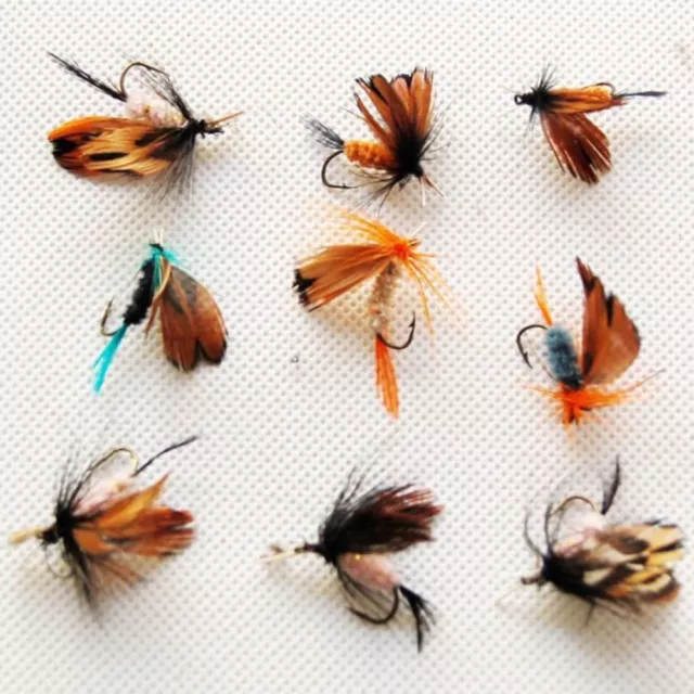 Sharpened Insects Flies Fly Fishing Lures Bait Feather Crank Hook  Outdoor