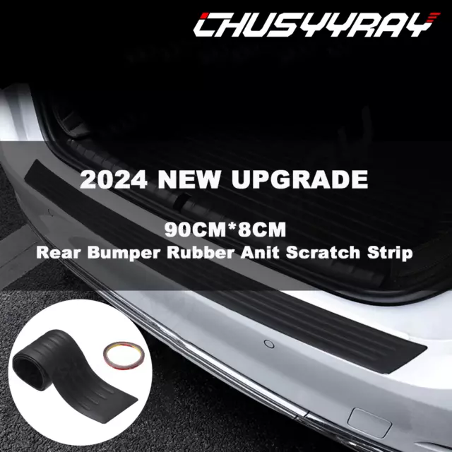 For Saab 9-3 2004-2014 Car Rear Bumper Protector Plate Trim Strip Cover Guard