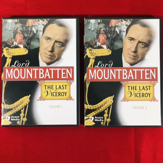 Lord Mountbatten - The Last Viceroy (DVD, 1986) British TV Series Volumes 1 & 2
