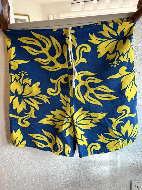1960’s Medium Groovy ORIGINAL CATALINA Surfers Swim Trunks  A CALIFORNIA CREATOR