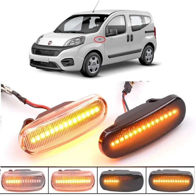 Coppia Frecce Laterali LED Dinamiche Per Fiat Tipo &ndash; Elt Canbus (Arancione, Progressive)