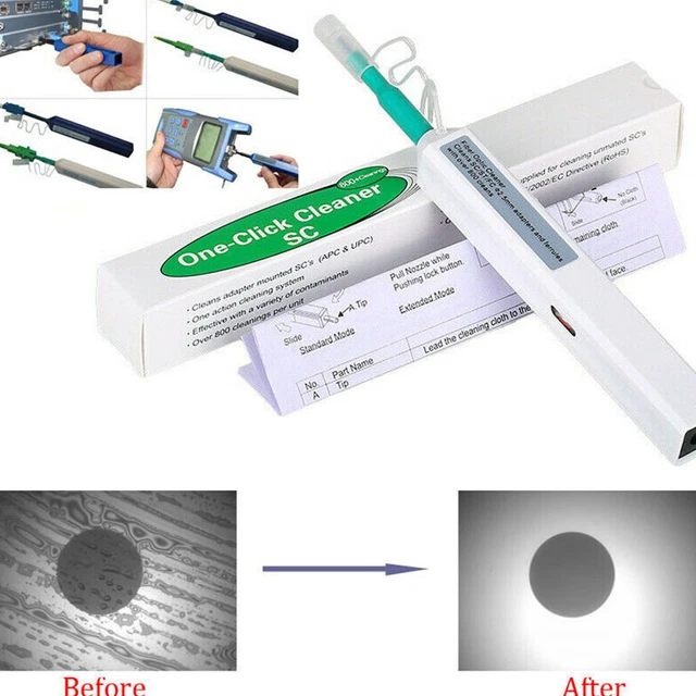 Hot Fiber Optic Connector Cleaner 2.5mm for SC,ST,FC and E2000 connectors US