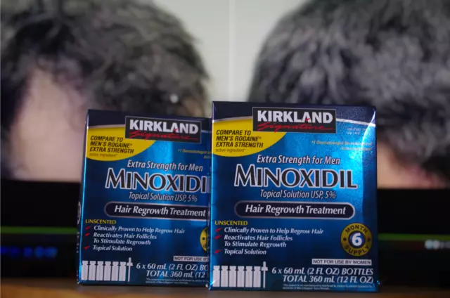 Kirkland Minoxidil 5% Extra Strength, Hair Regrowth Solution