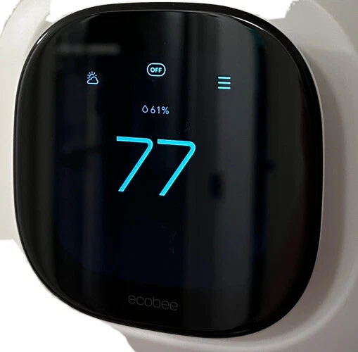 Ecobee EB-STATE6L-01 Smart Thermostat Enhanced Black Ecobee EB-STATE6L-01 Smart Thermostat Enhanced Black