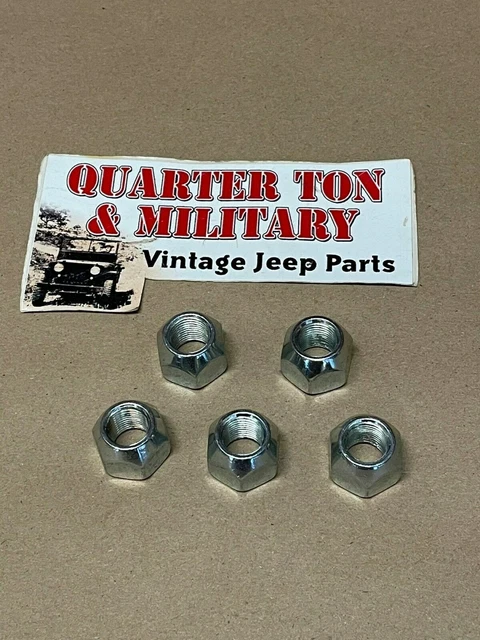 Left Hand Lug Nut 13/16  (big ones) fit Willys M38 M38A1 CJ2A CJ3A jeep