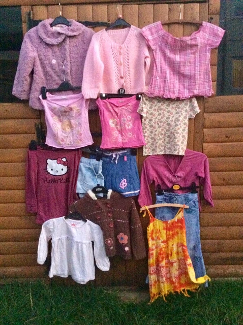 Pacchetto 14 ragazze GAP Next TU pantaloncini giacca gonna pantaloni jeans abito 4-5 Y