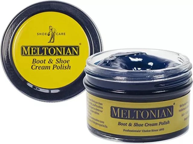 MELTONIAN Shoe Boot Cream Polish Leather Shine nourishing 50ml Jar